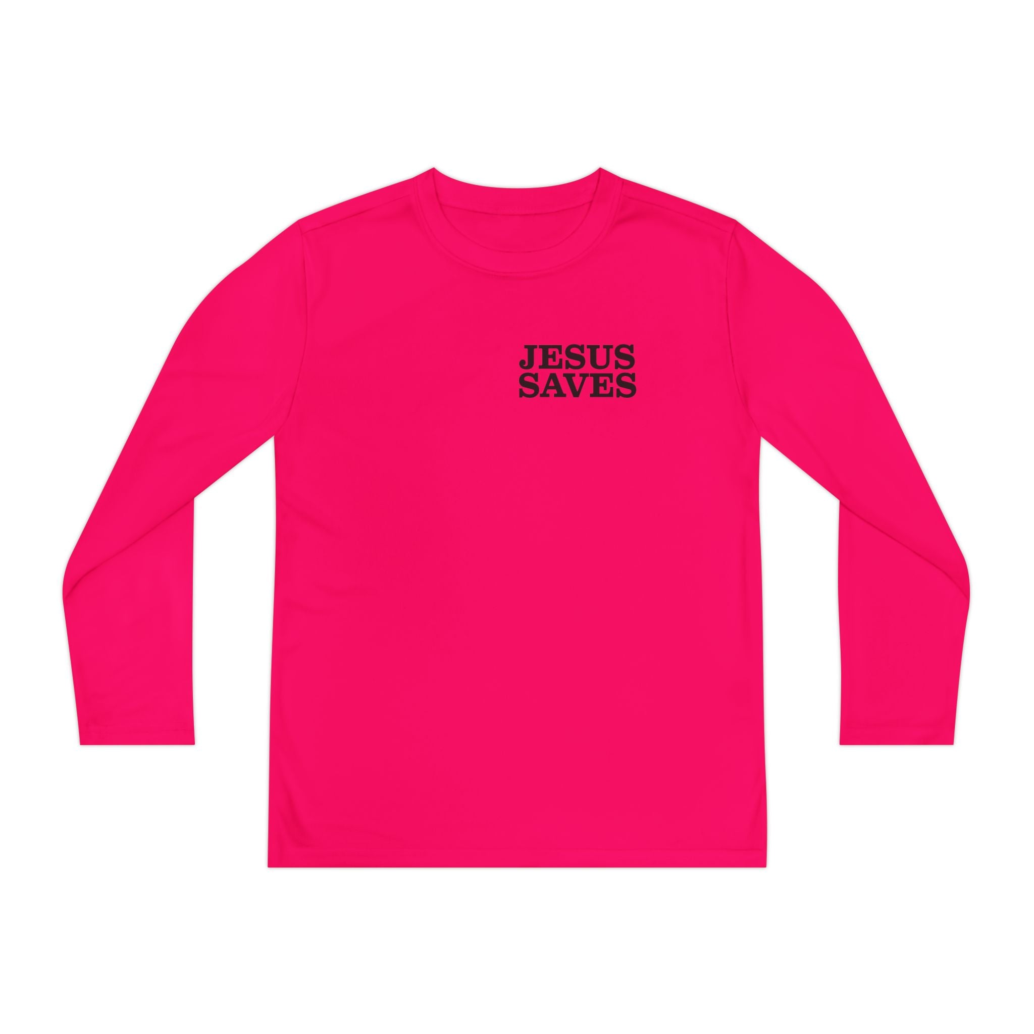Heavenly Citizen: Youth Long Sleeve Tee — "Jesus Saves" Christian Shirt