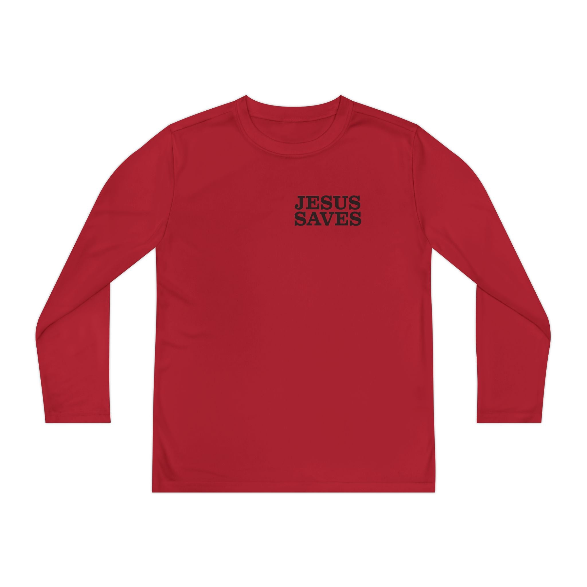 Heavenly Citizen: Youth Long Sleeve Tee — "Jesus Saves" Christian Shirt