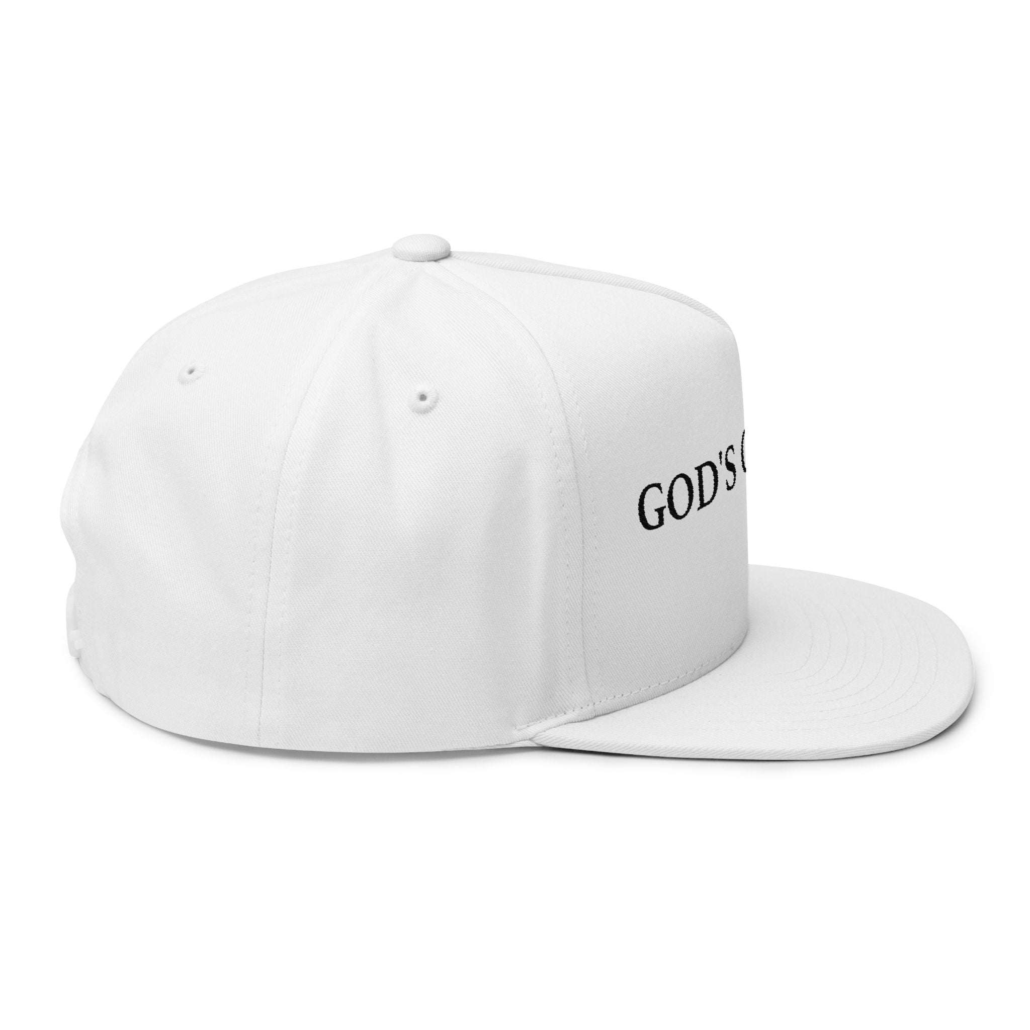 Flat Bill Cap (Embroidery)