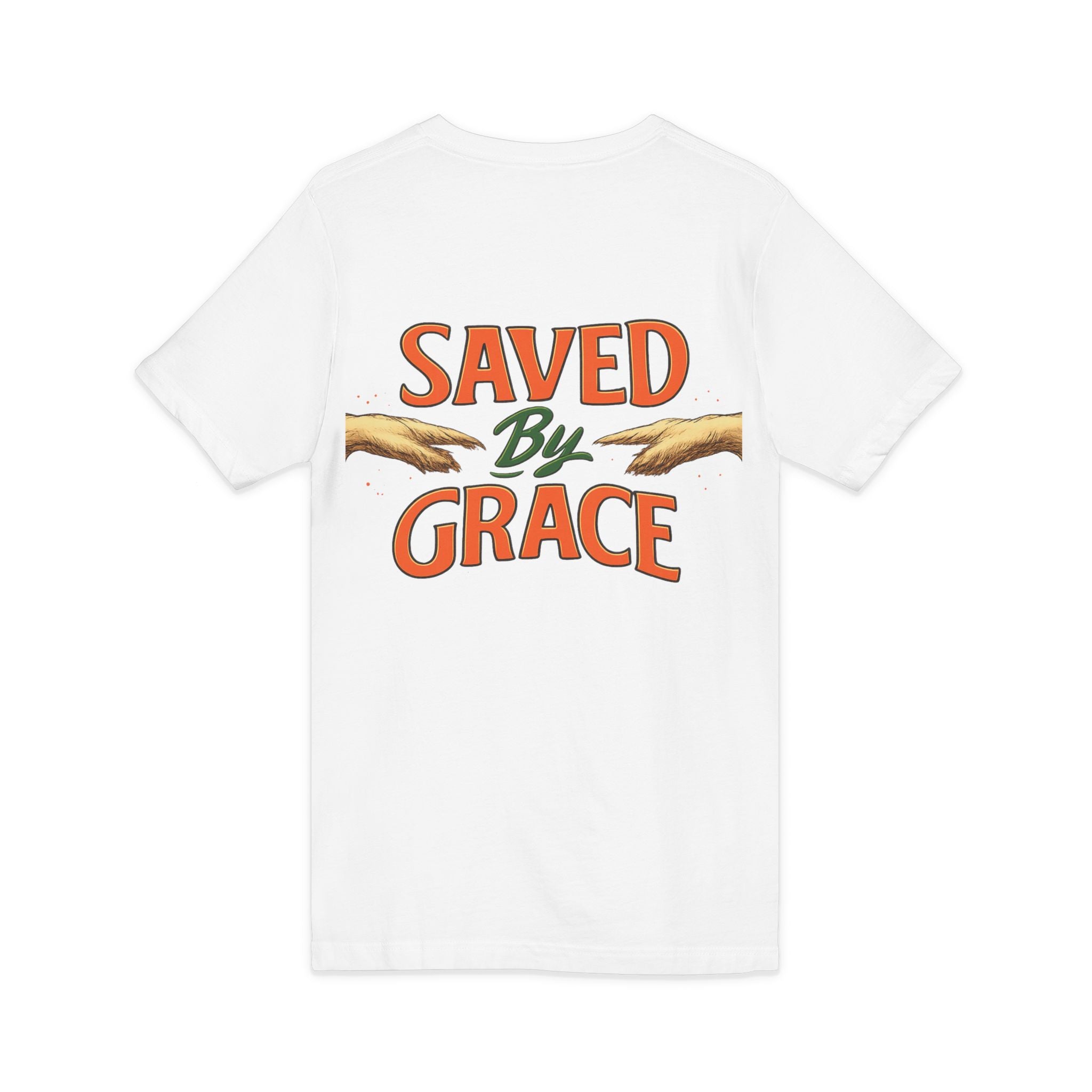 Heavenly Citizen Saved By Grace V-Neck Tee