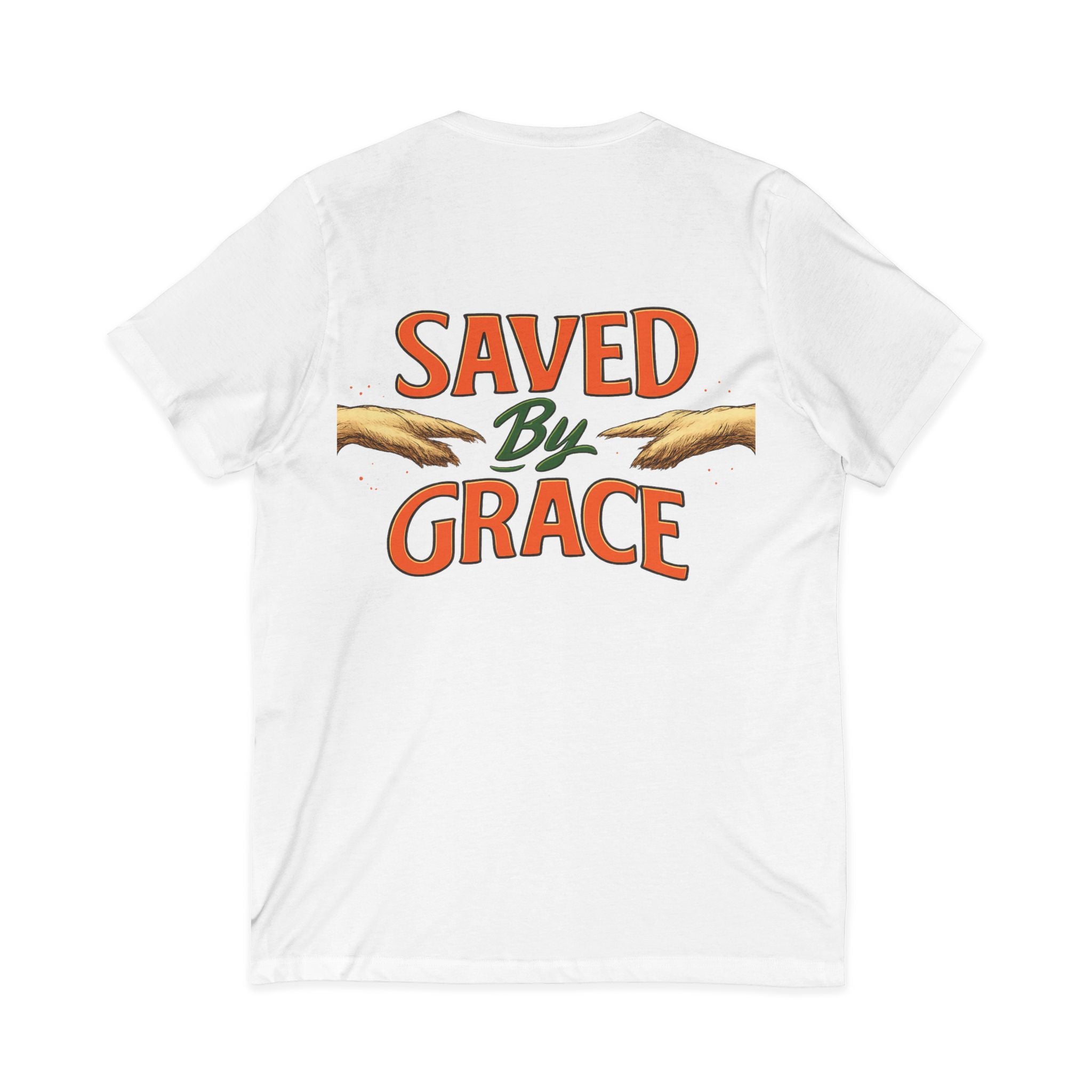 Heavenly Citizen Saved By Grace V-Neck Tee