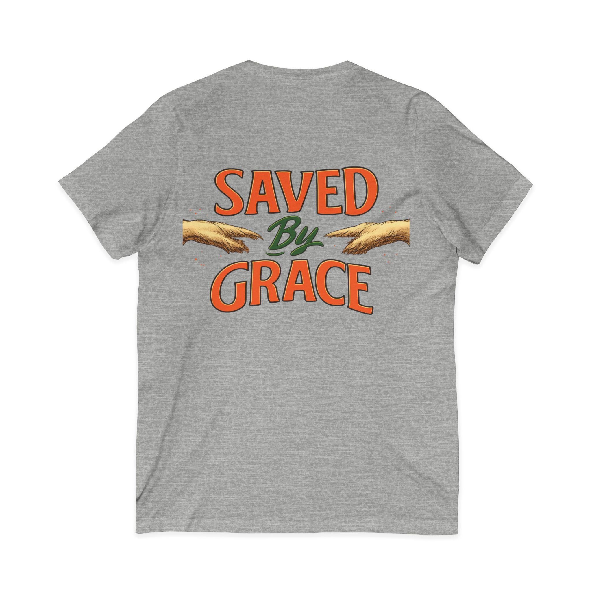 Heavenly Citizen Saved By Grace V-Neck Tee