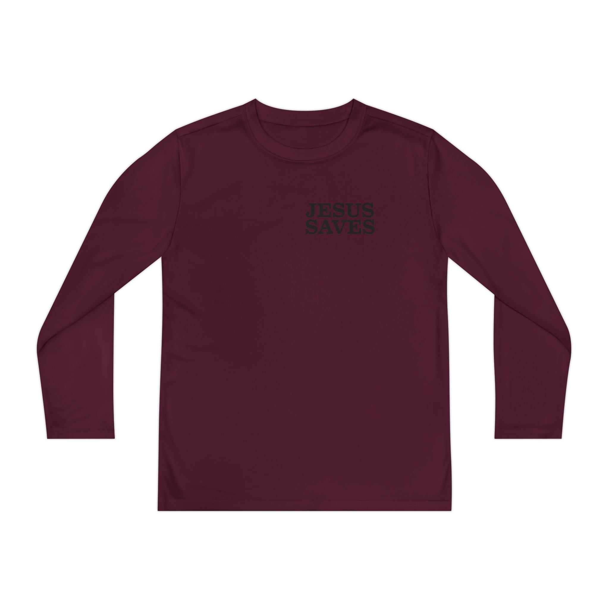 Heavenly Citizen: Youth Long Sleeve Tee — "Jesus Saves" Christian Shirt