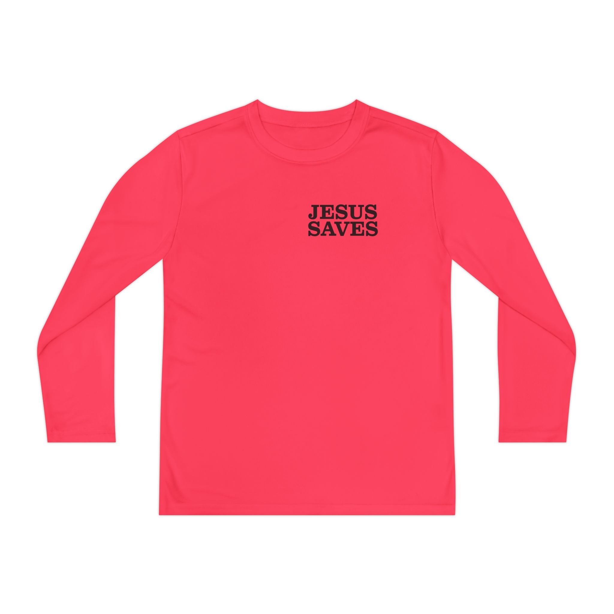 Heavenly Citizen: Youth Long Sleeve Tee — "Jesus Saves" Christian Shirt
