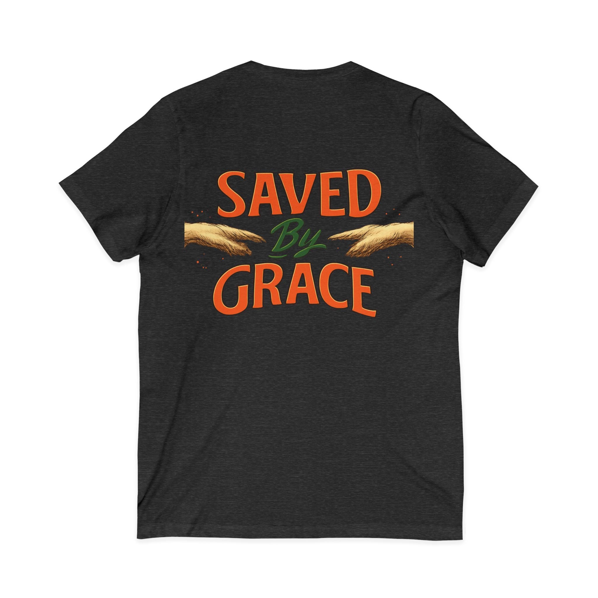 Heavenly Citizen Saved By Grace V-Neck Tee