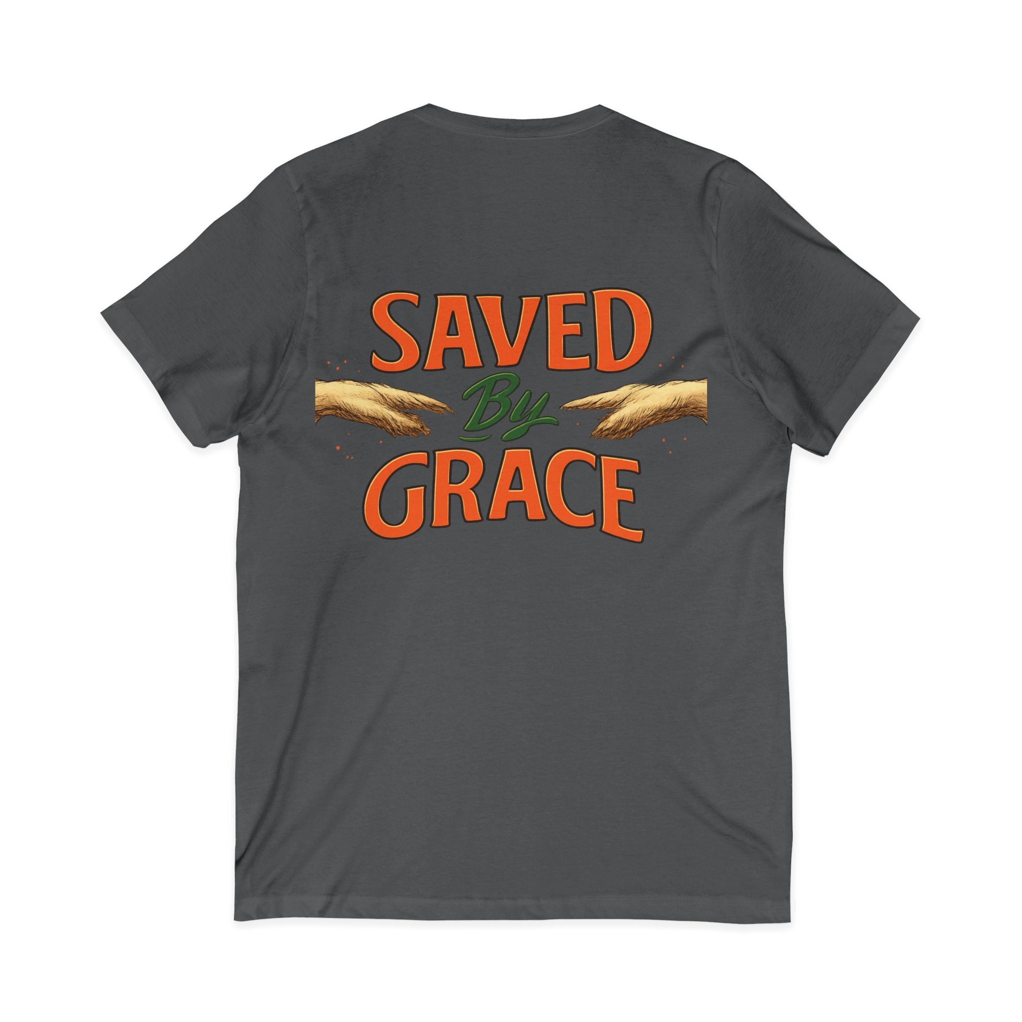 Heavenly Citizen Saved By Grace V-Neck Tee