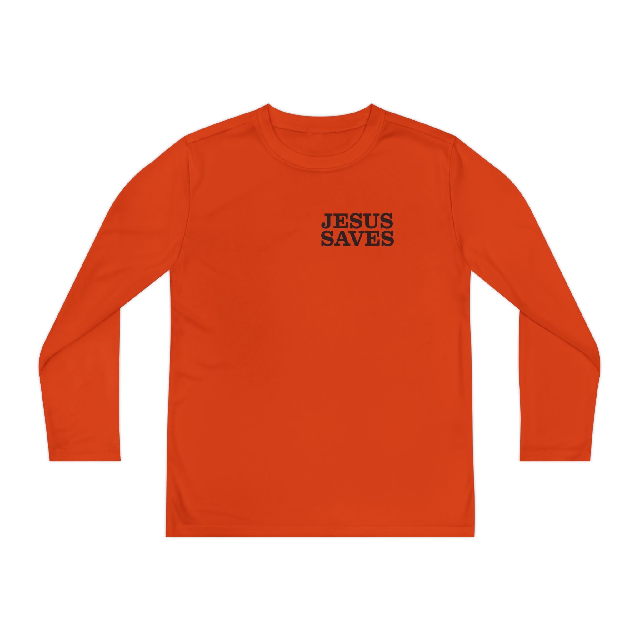 Heavenly Citizen: Youth Long Sleeve Tee — "Jesus Saves" Christian Shirt
