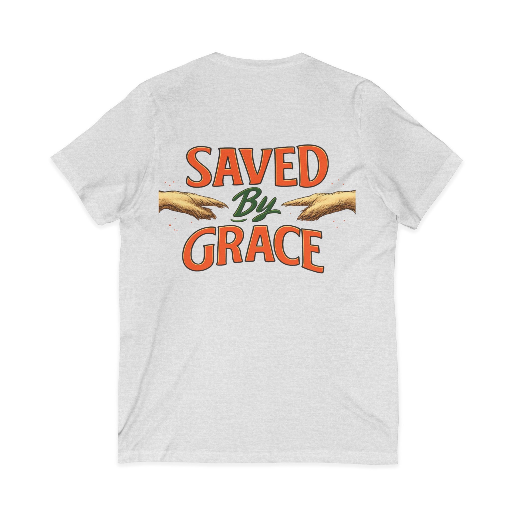 Heavenly Citizen Saved By Grace V-Neck Tee
