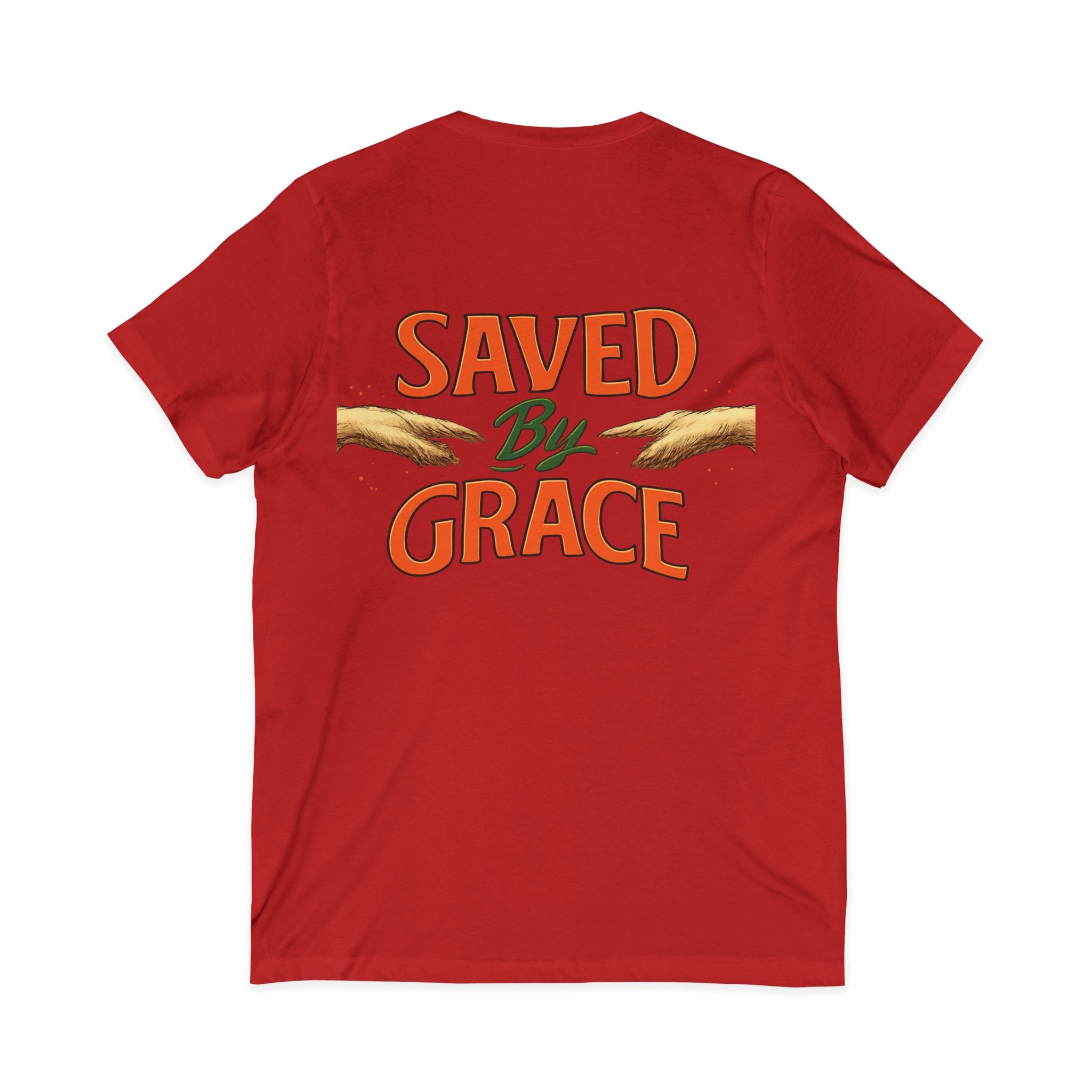 Heavenly Citizen Saved By Grace V-Neck Tee