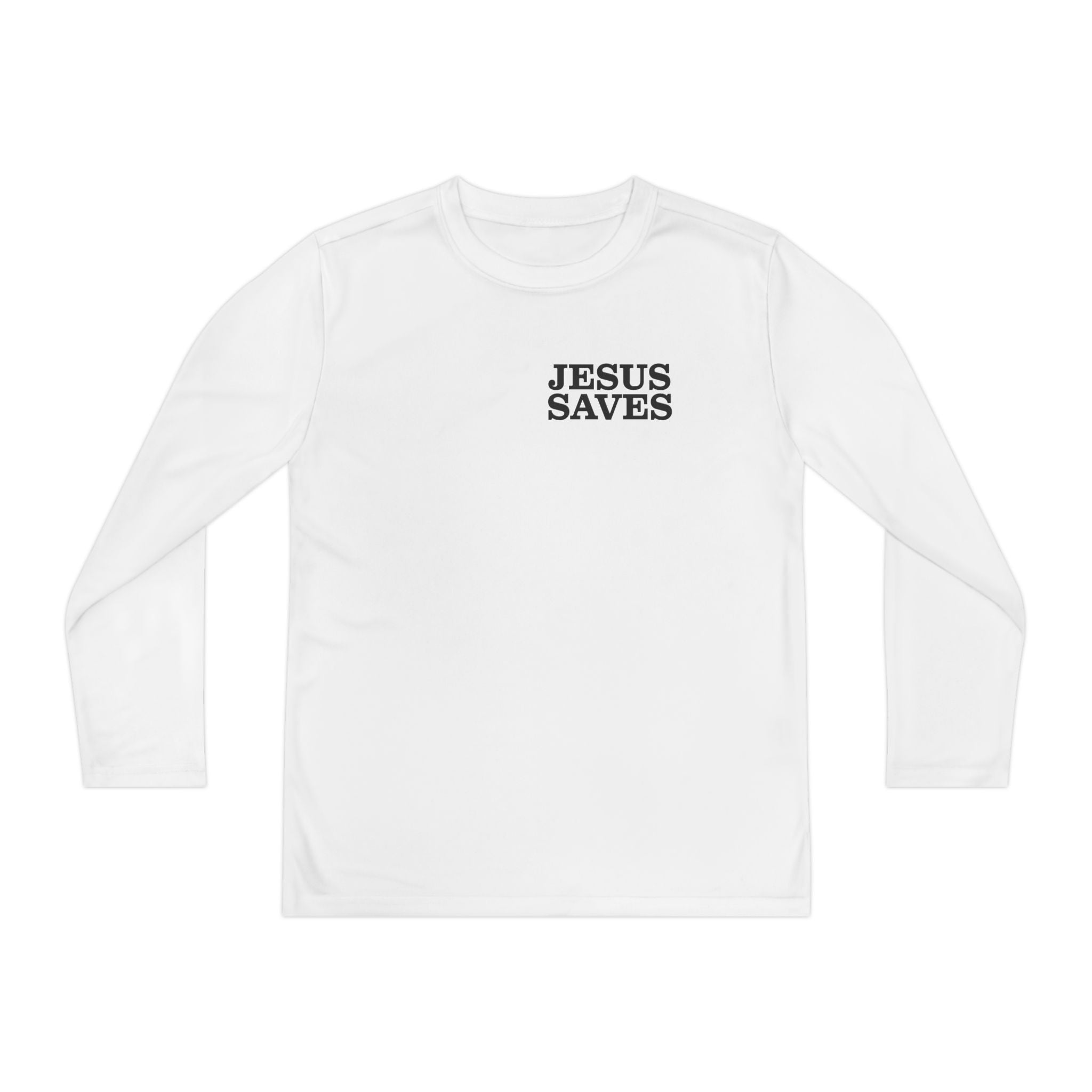 Heavenly Citizen: Youth Long Sleeve Tee — "Jesus Saves" Christian Shirt