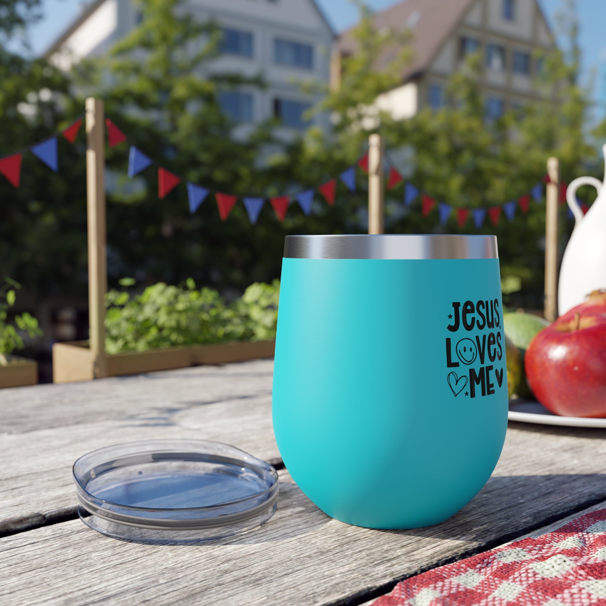 Heavenly Citizen Insulated Tumbler mug— "Strong & Courageous"