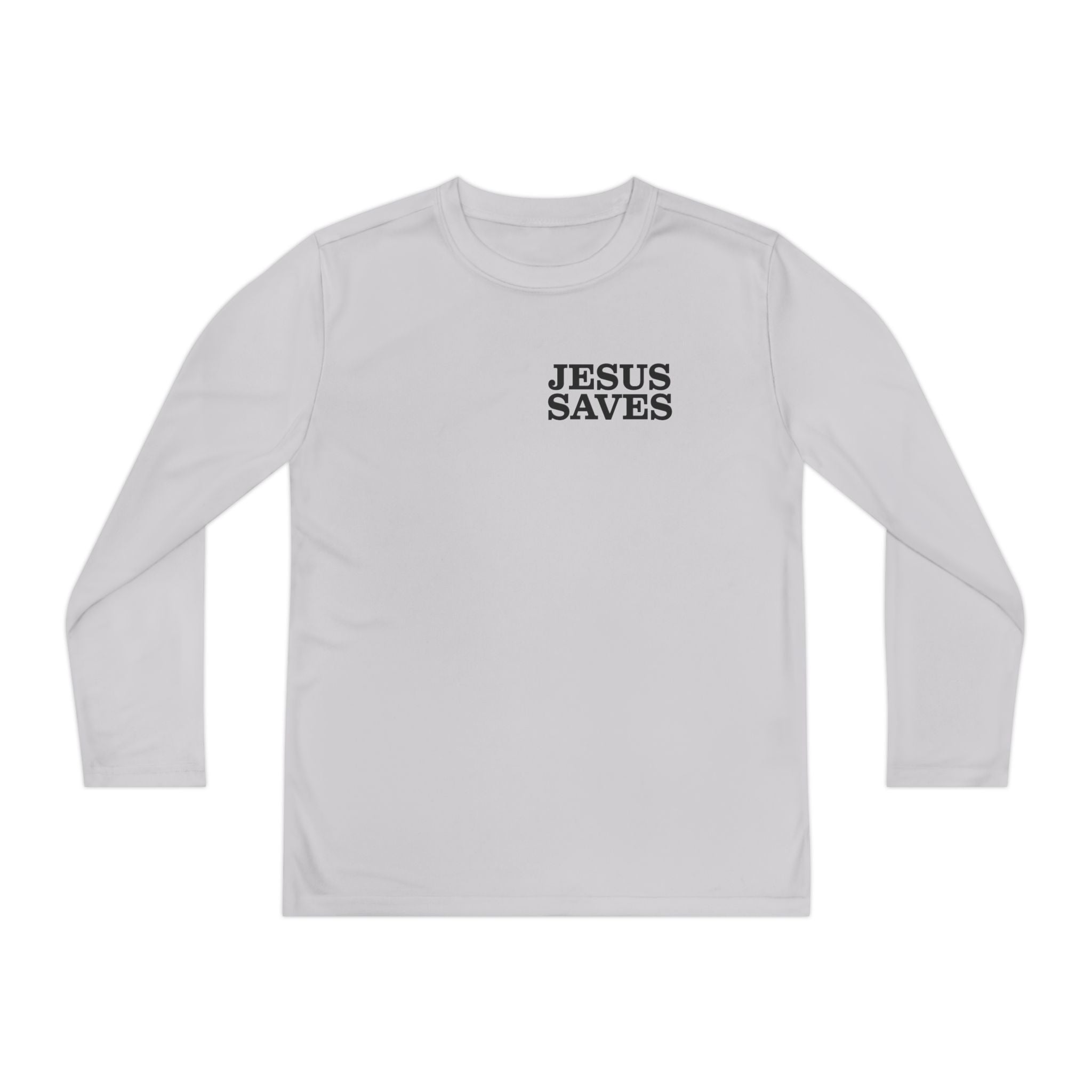 Heavenly Citizen: Youth Long Sleeve Tee — "Jesus Saves" Christian Shirt