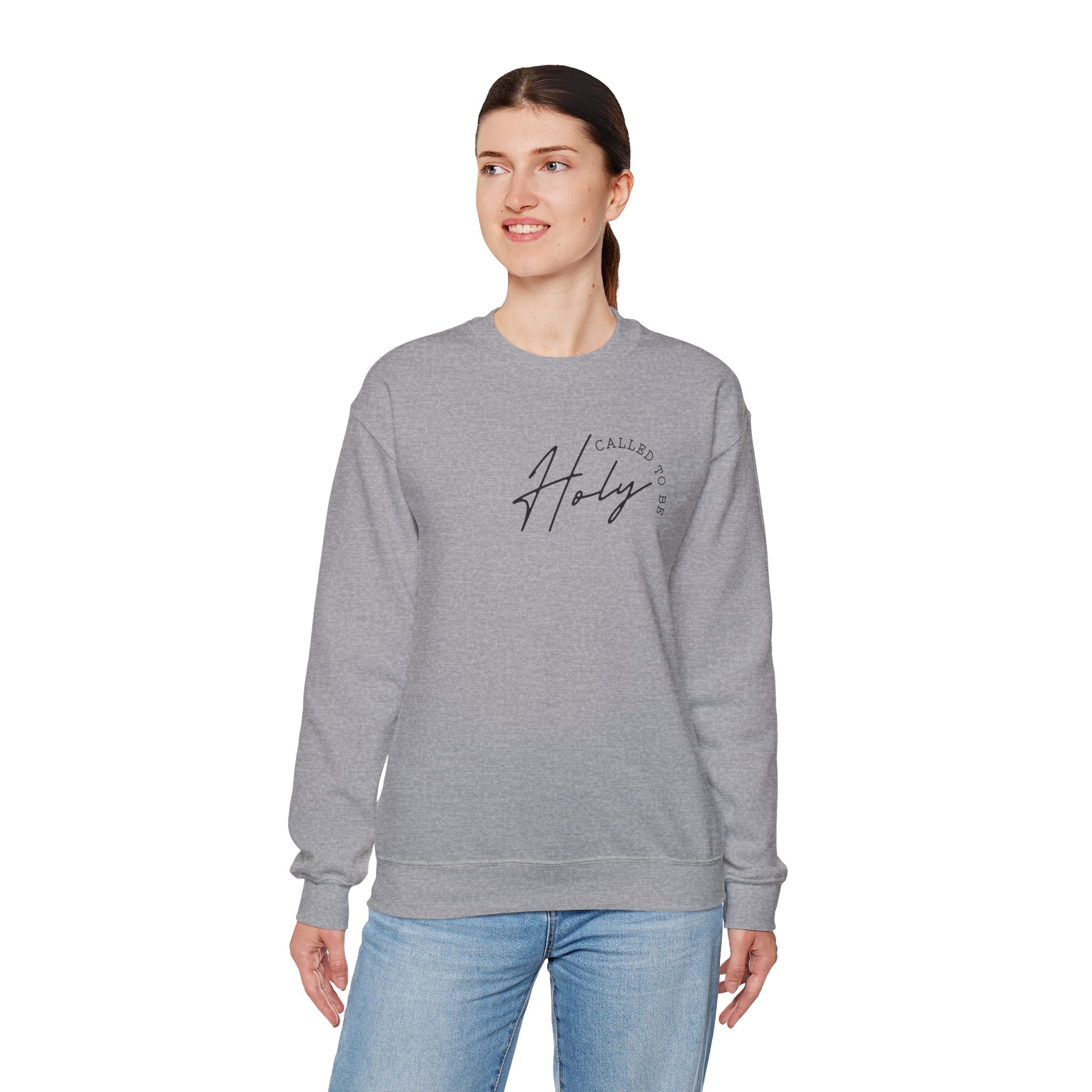 Heavenly Citizen: Crewneck Sweatshirt — “My Savior’s Name is Jesus”