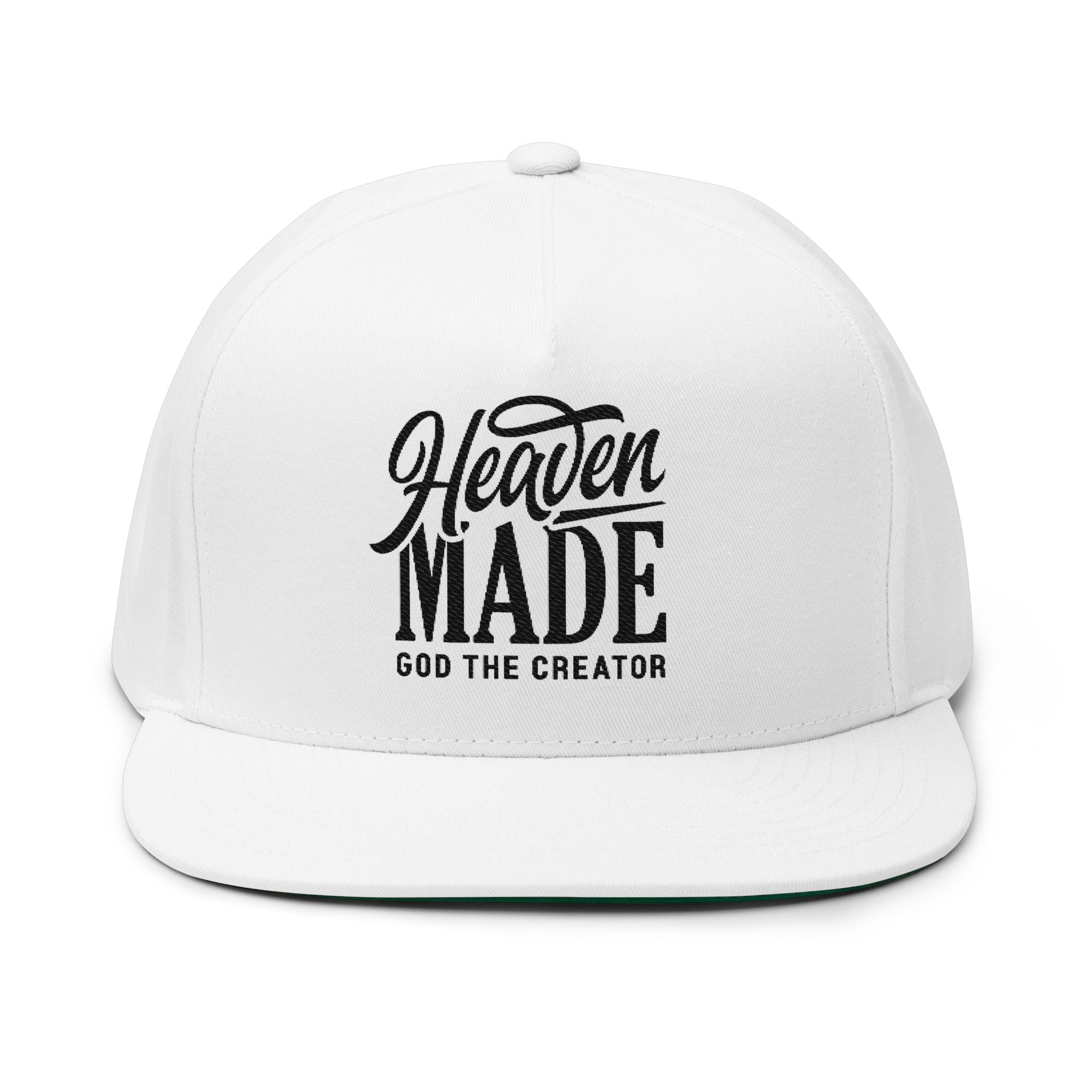 Heavenly Citizen: Embroidered Flat Unisex Cap - Christian hat Snapback