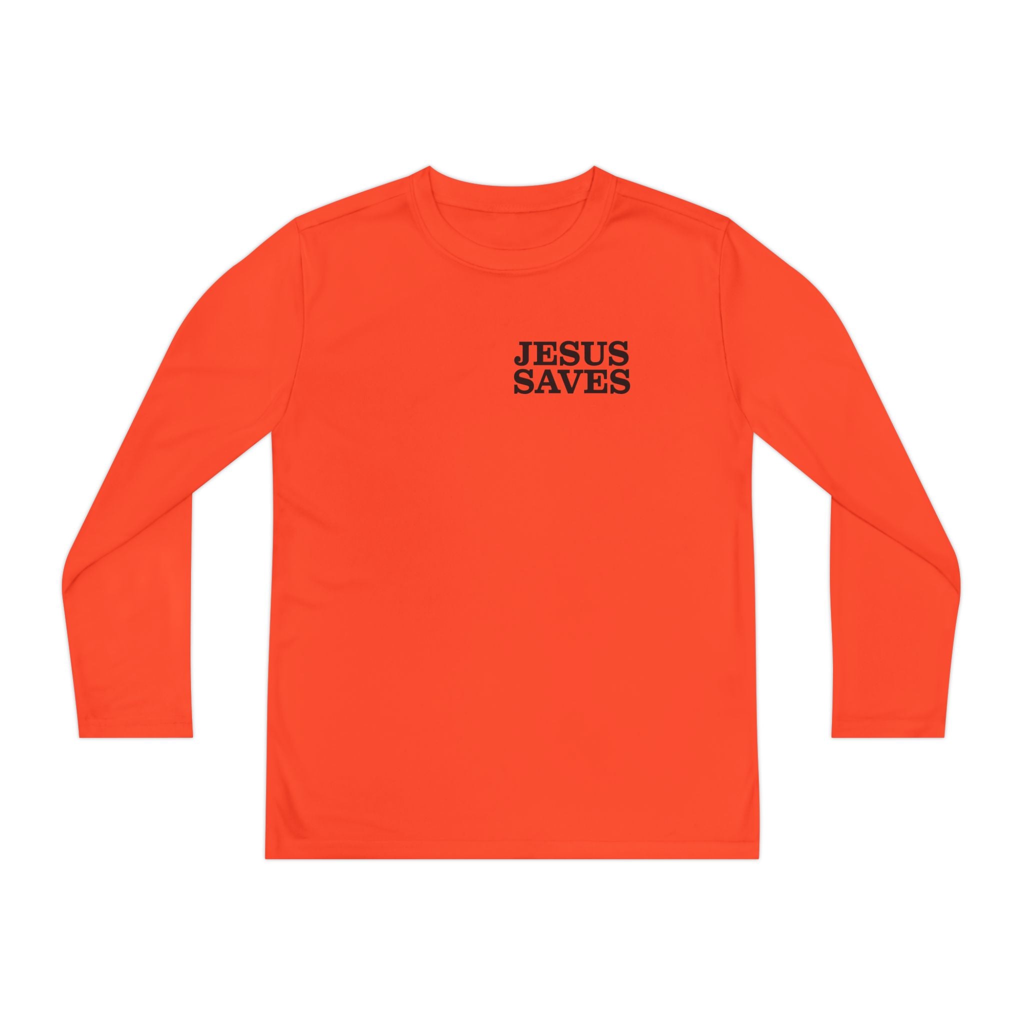 Heavenly Citizen: Youth Long Sleeve Tee — "Jesus Saves" Christian Shirt