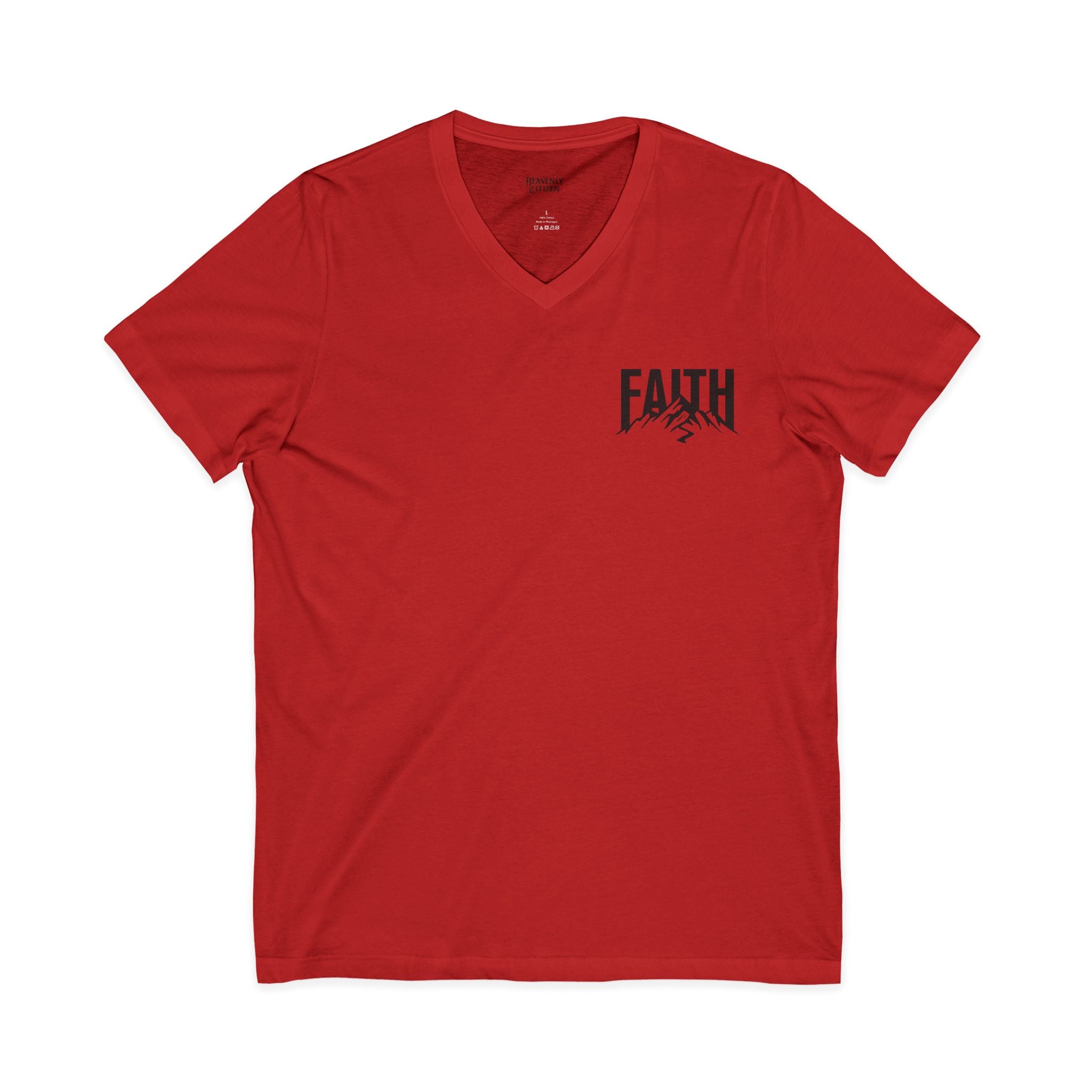 Heavenly Citizen Saved By Grace V-Neck Tee