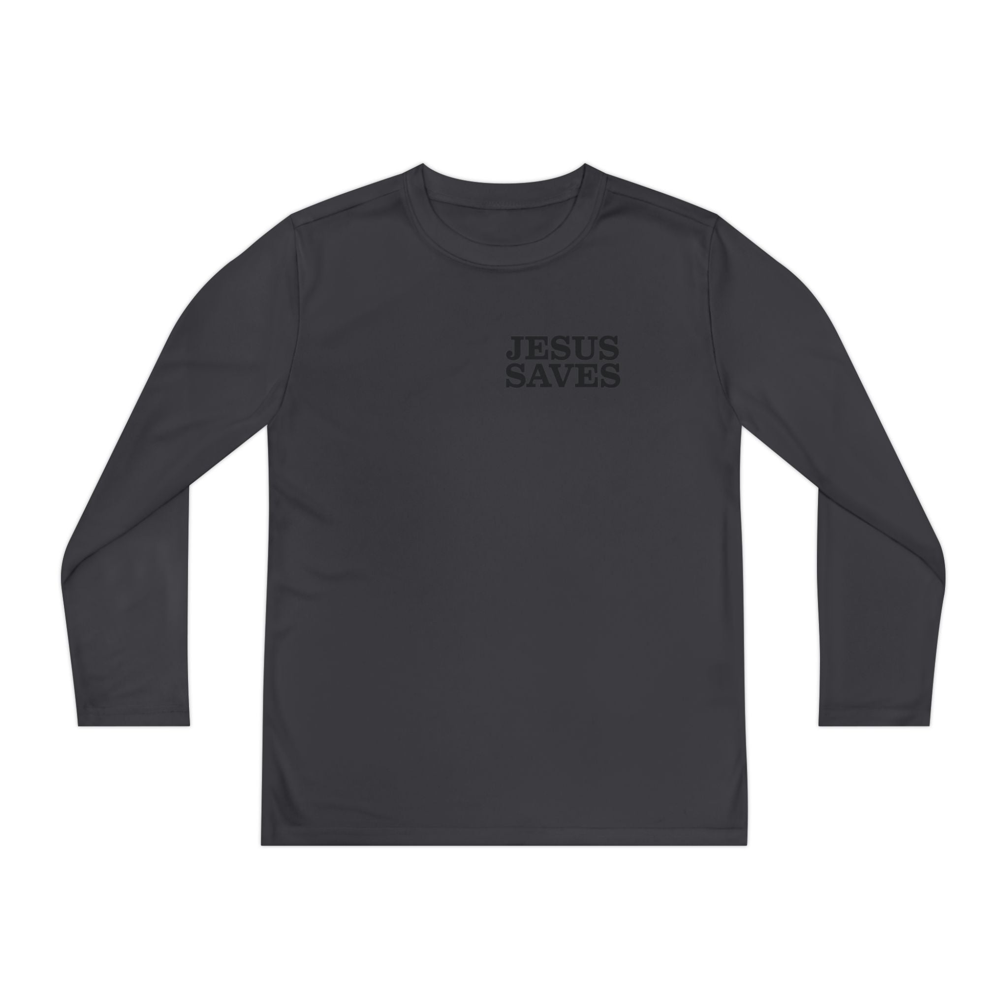 Heavenly Citizen: Youth Long Sleeve Tee — "Jesus Saves" Christian Shirt