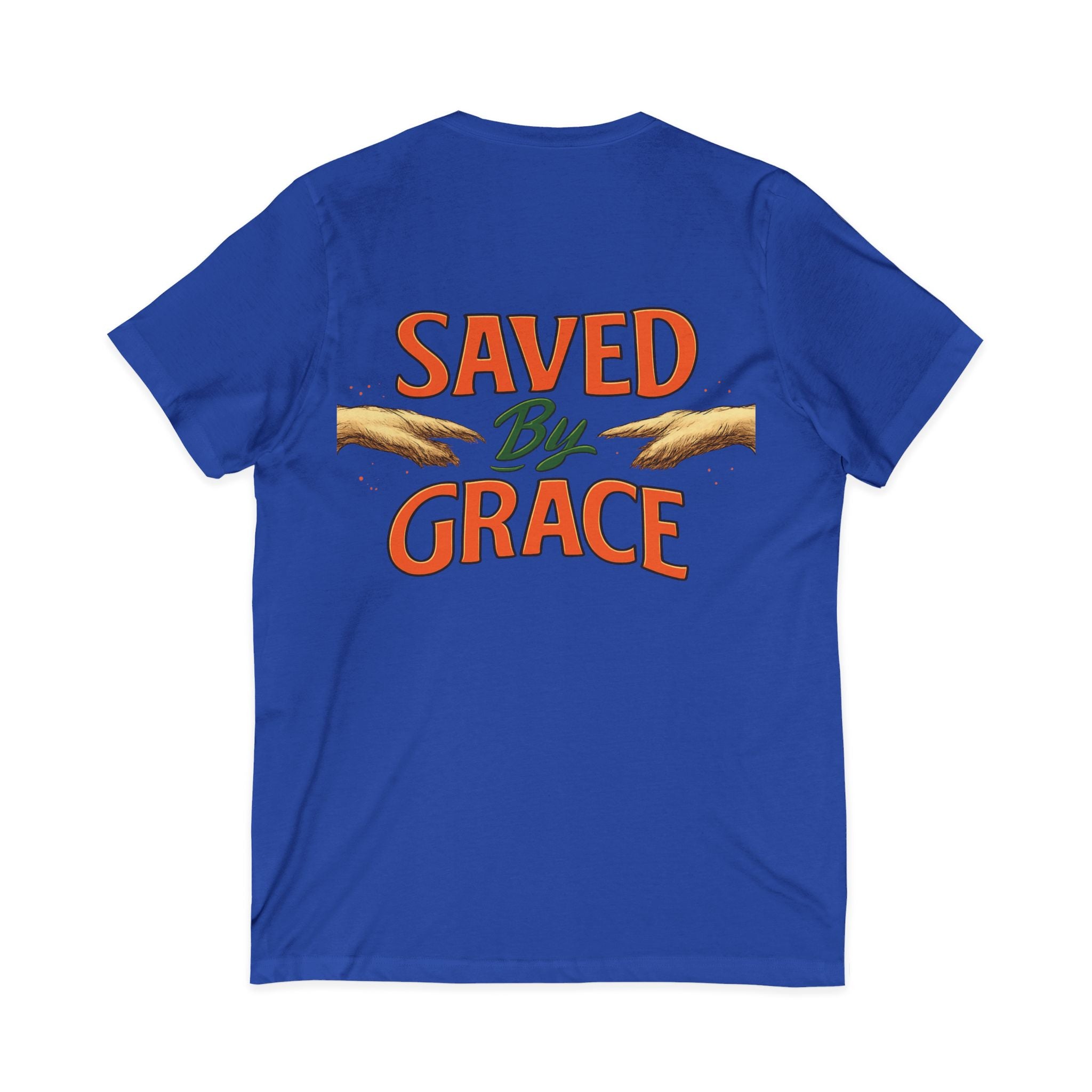 Heavenly Citizen Saved By Grace V-Neck Tee