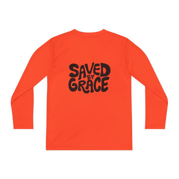 Heavenly Citizen: Youth Long Sleeve Tee — "Jesus Saves" Christian Shirt