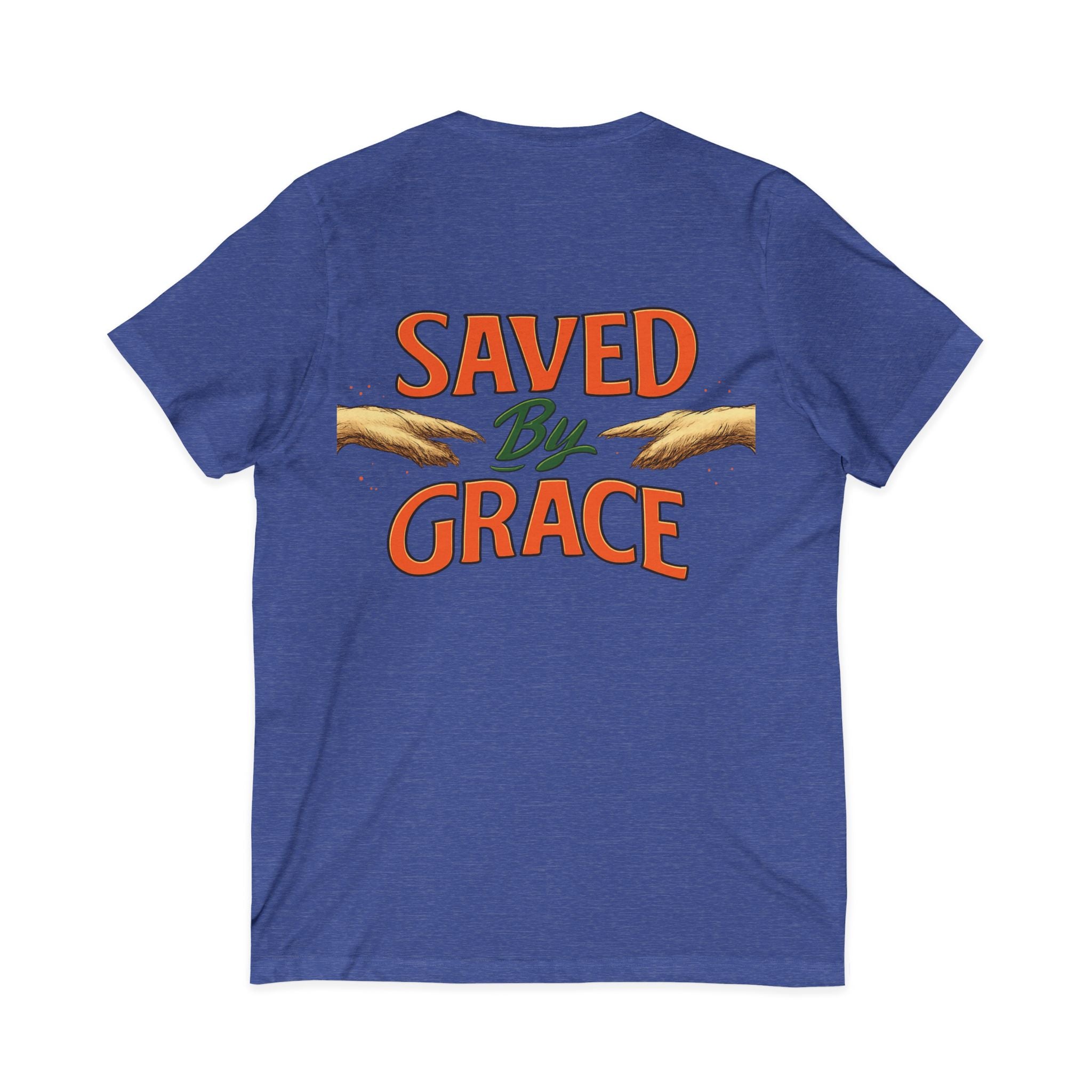 Heavenly Citizen Saved By Grace V-Neck Tee